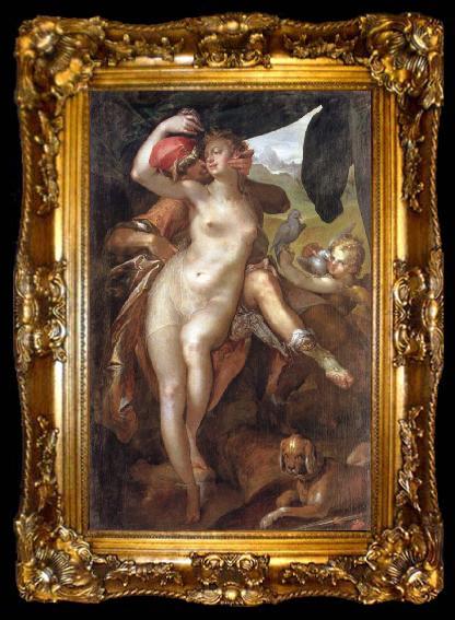framed  Bartholomaus Spranger Venus and Adonis, ta009-2